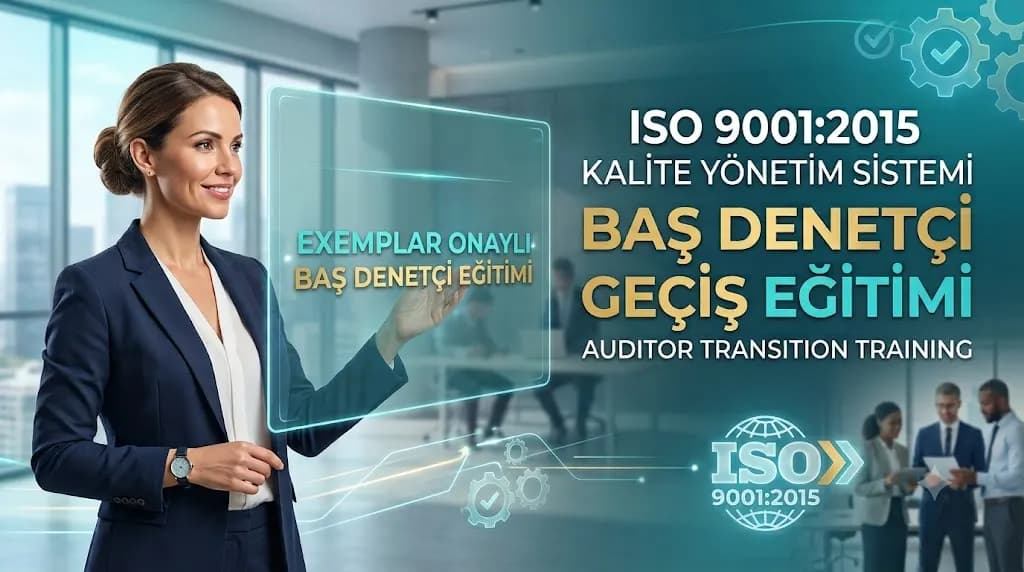 ISO 9001:2015 Kalite Yönetim Sistemi Baş Denetçi Geçiş Eğitimi
