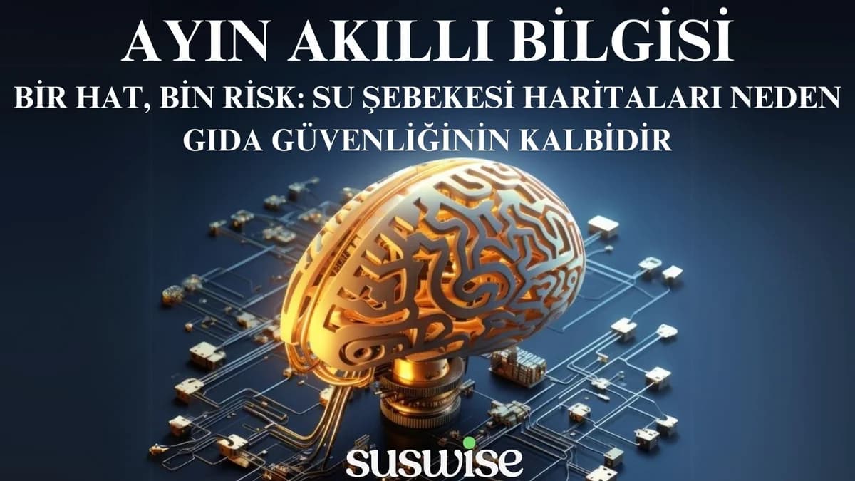 BİR HAT BİN RİSK: SU ŞEBEKESİ HARİTALARI NEDEN GIDA GÜVENLİĞİNİN KALBİDİR?